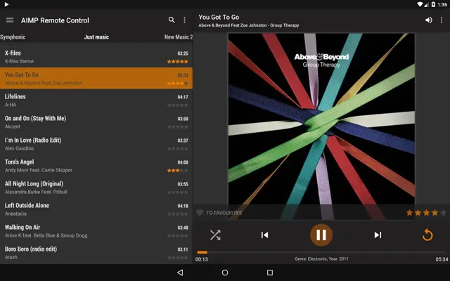 AIMP Remote Control android App screenshot 3